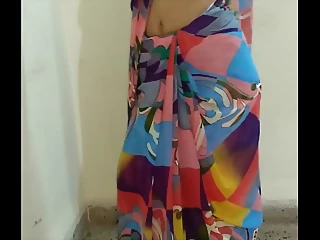 Indian Desi Wife Removing Sari And Tore Her Pussy