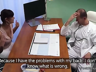 Hysterical Patient Anal Fucks Doctor In The Hospital